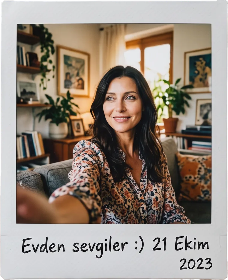 Müşterinin yüklediği fotoğraf — oturma odasında bir portre